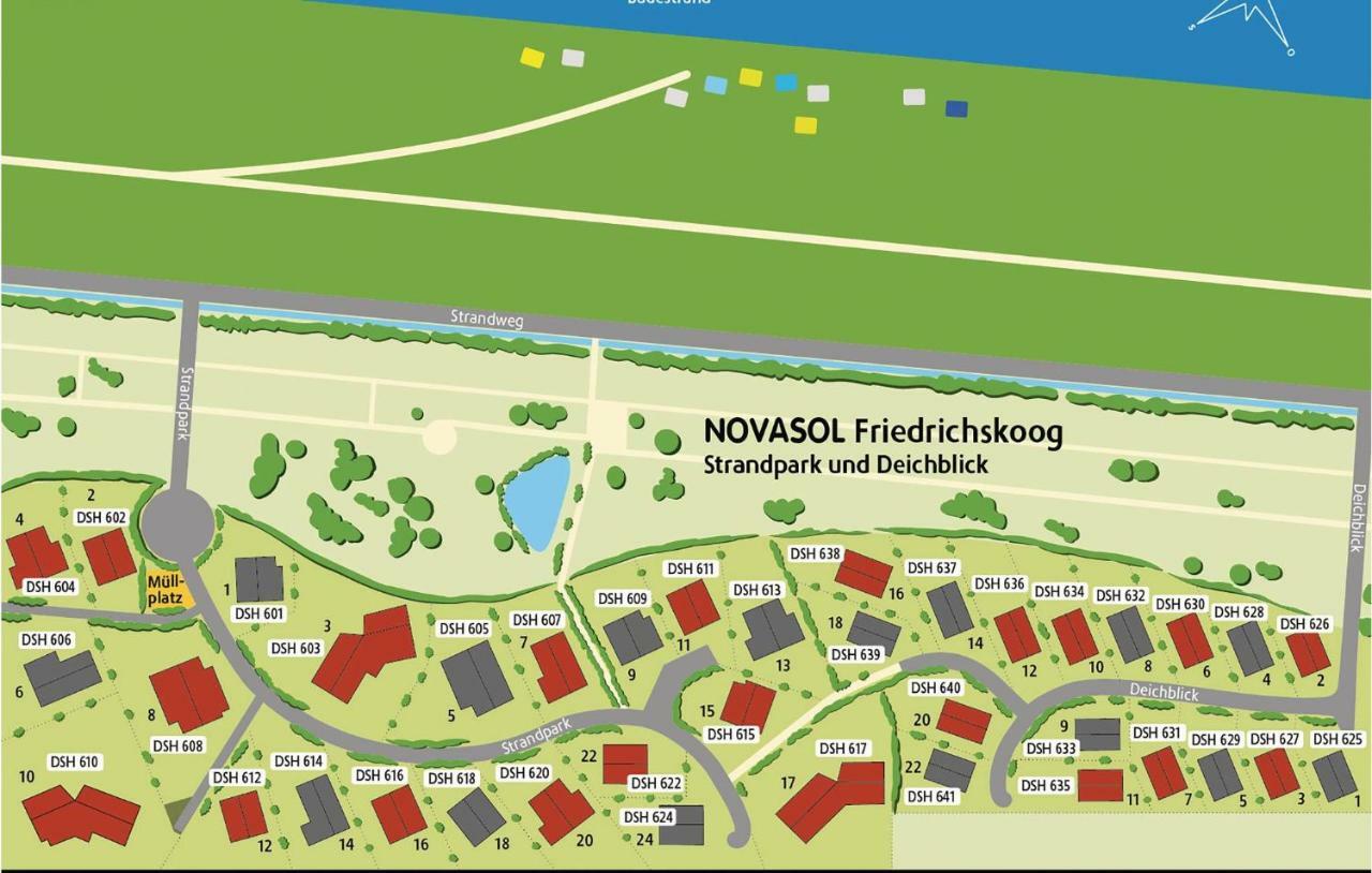 Friedrichskoog-Deichblick 7 Villa Екстериор снимка